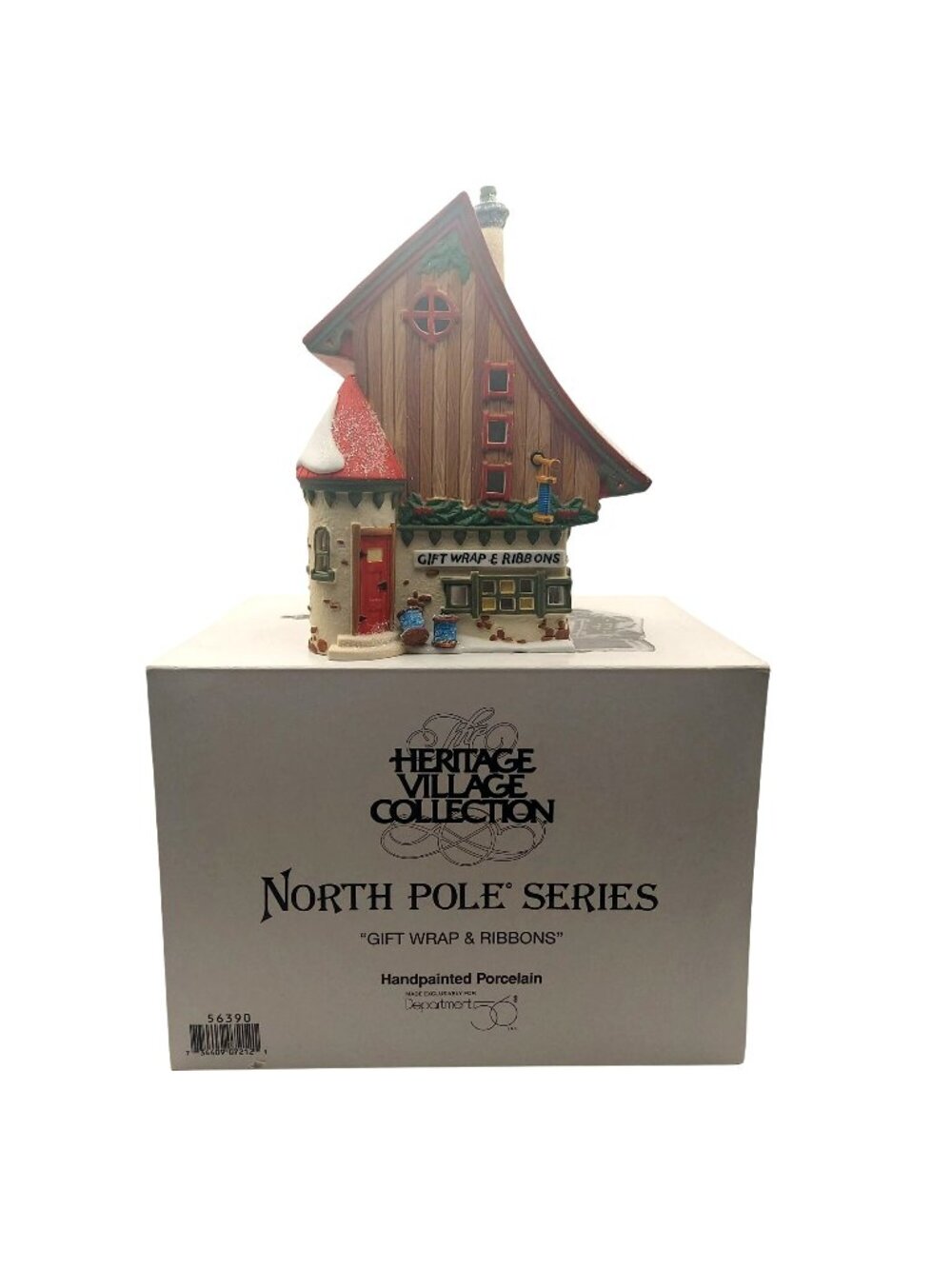 Department 56 Gift Wrap & Ribbons North Pole Christmas Heritage Village Retired